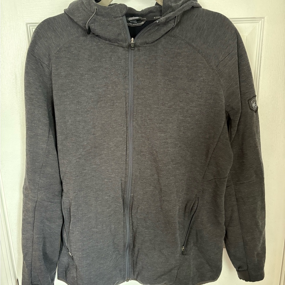 Gray Zip-Up Hoodie